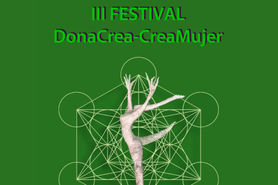 Imagen del cartel del Festival DonaCrea-CreaMujer